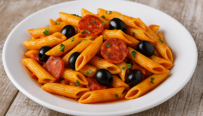 Fileja alla Calabrese (nduja)