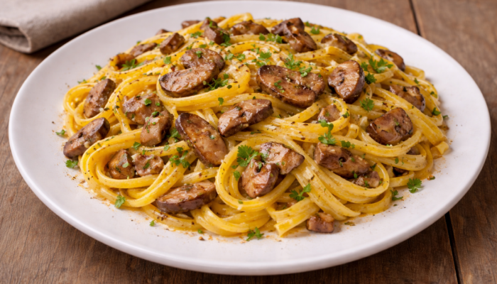 Tagliatelle ai funghi Porcini