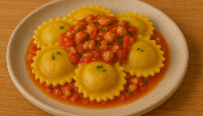 Ravioli ai crostacei