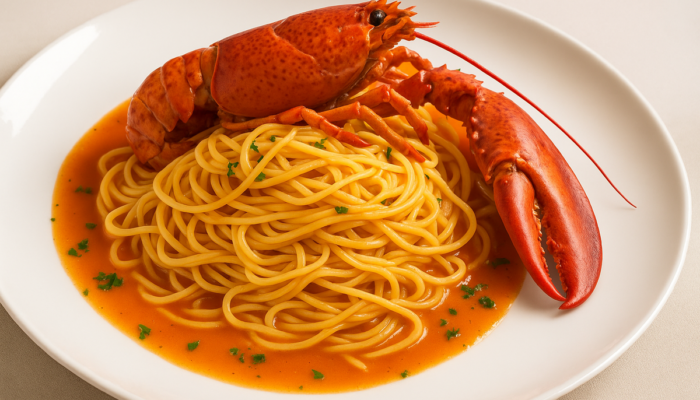 Tagliolini imperiali all’astice