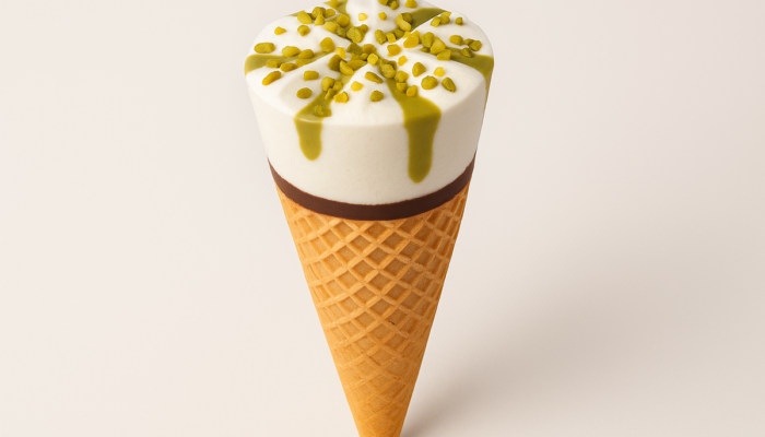 Cornetto panna pistacchio 5 stelle